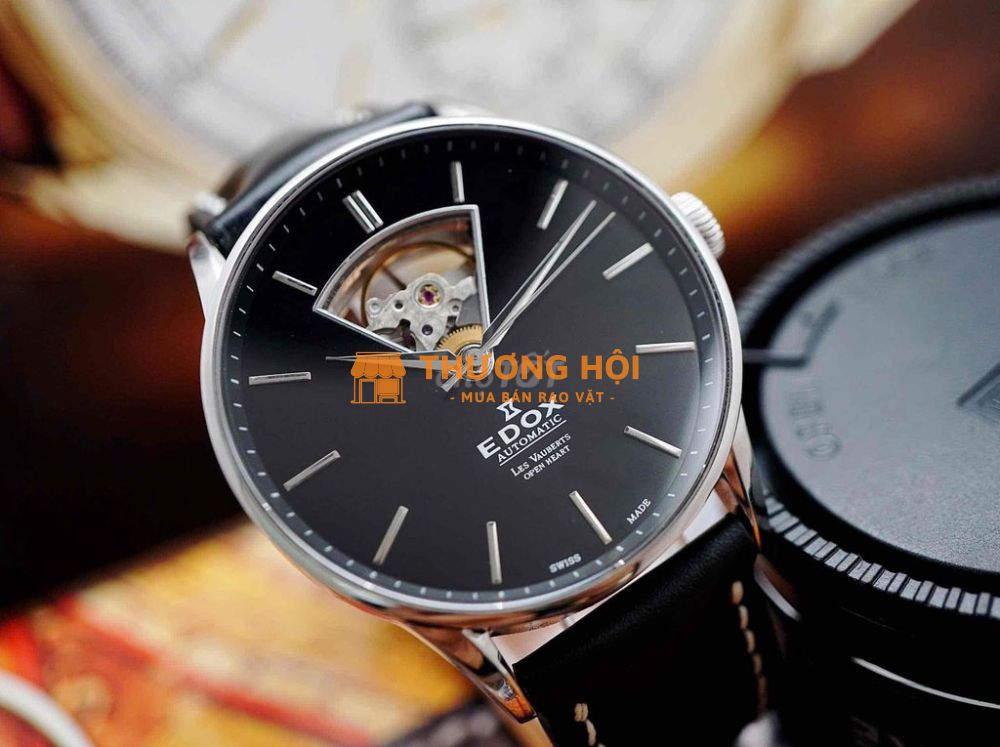 Đồng Hồ Edox Les Vauberts Open Heart Chính Hãng