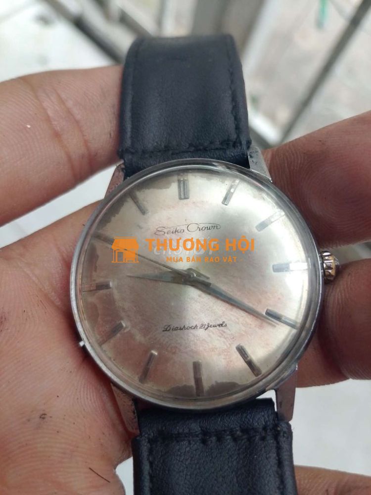 Seiko Crown cot xưa 1960s.size35