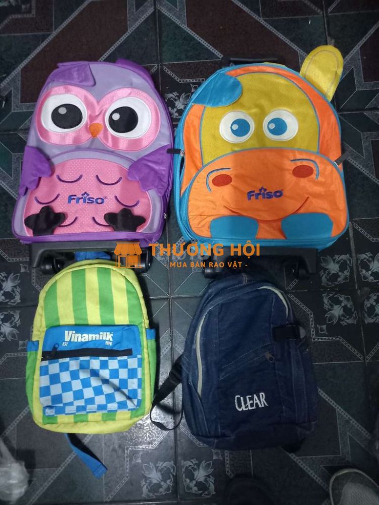 Dư pass rẻ combo 4 vali/balo sưu tầm cho bé