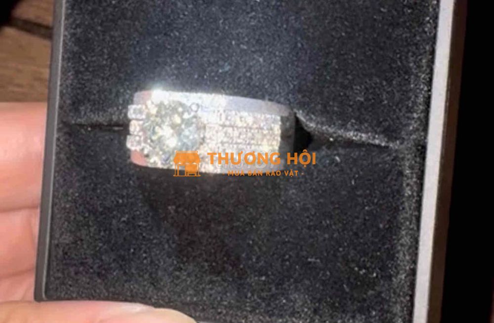 Nhẫn kim cương nam chủ 7,2 ly giấy GIA