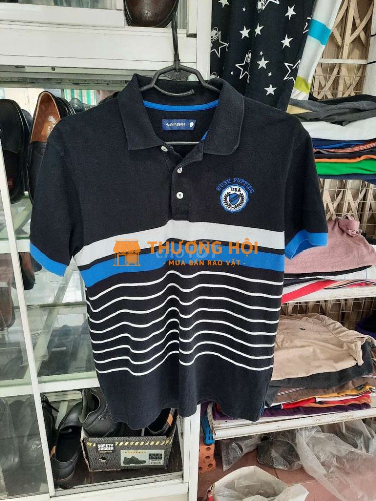 Áo polo Logo UsA bôbg lúa HP sz L