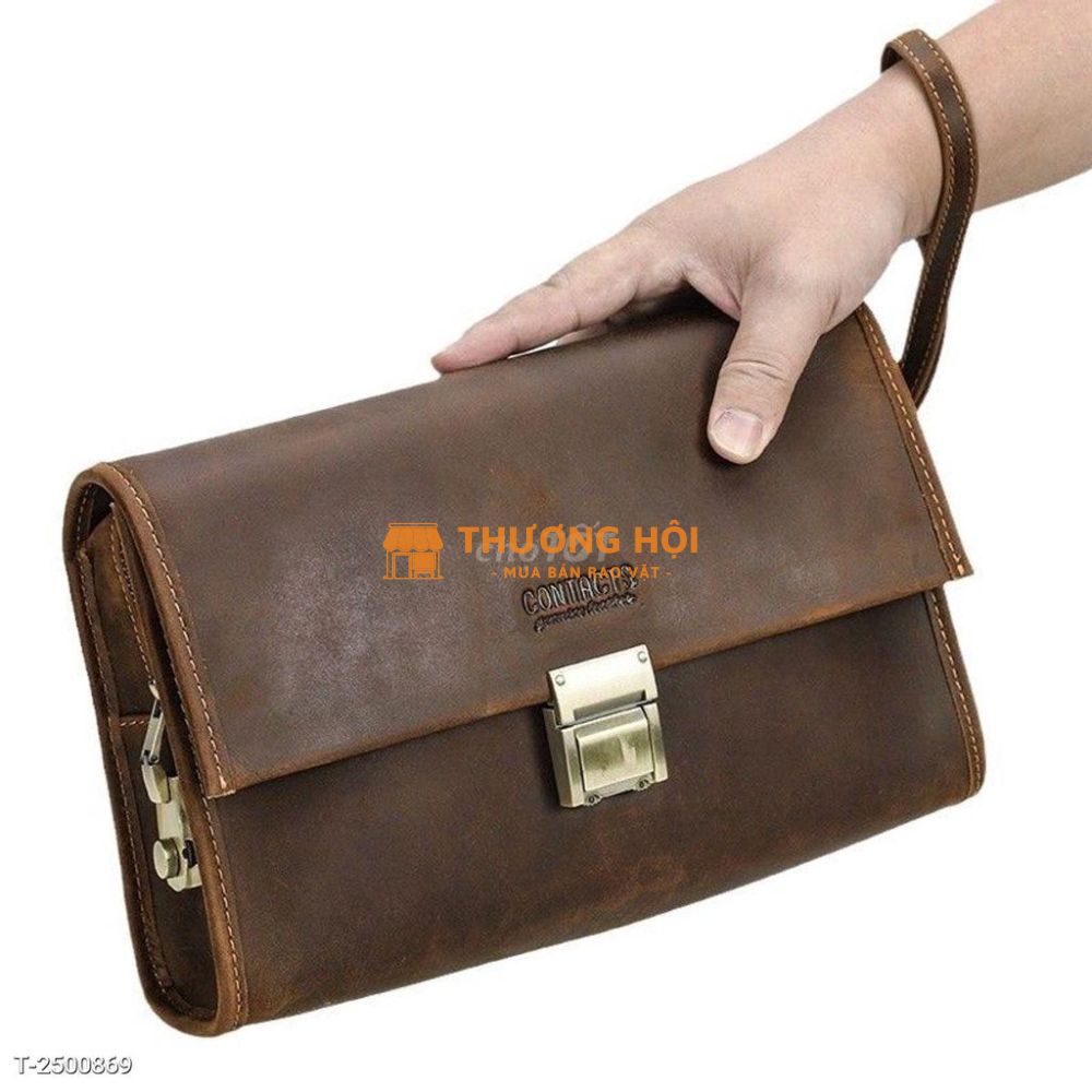 Ví cầm tay nam da bò thật MC1041