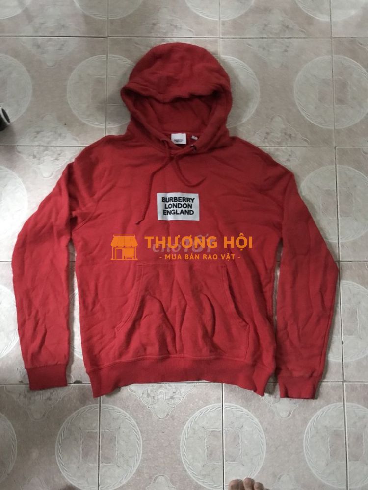 Áo nỉ hoodie burberry size m