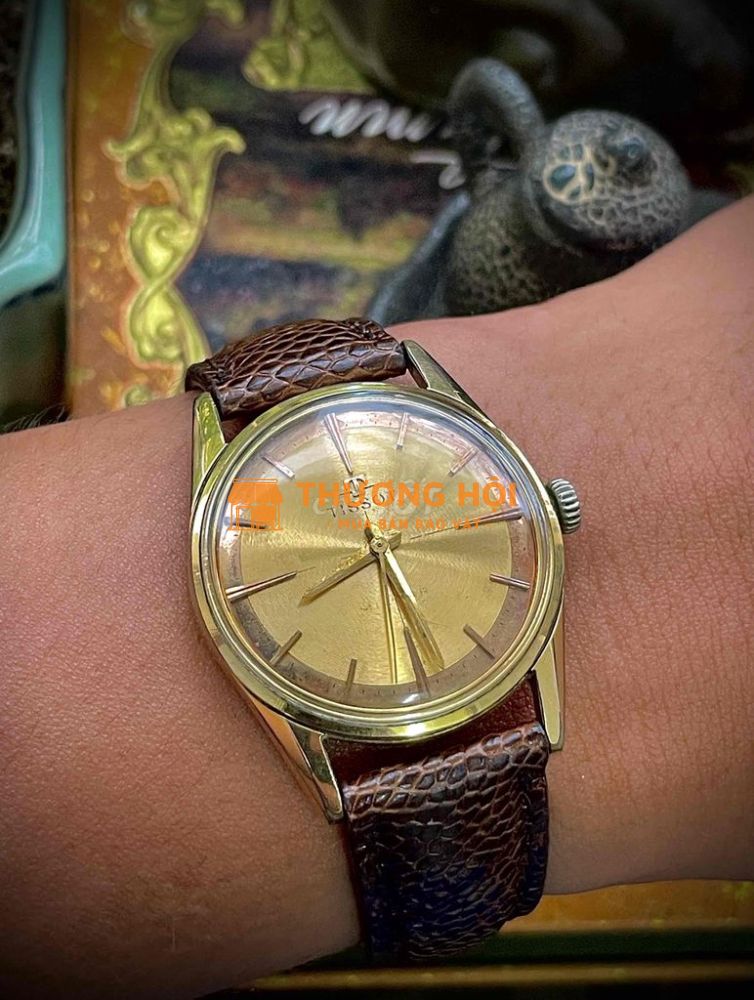 Tissot Militar Automatic 1960s đặc biệt, mạ 24k