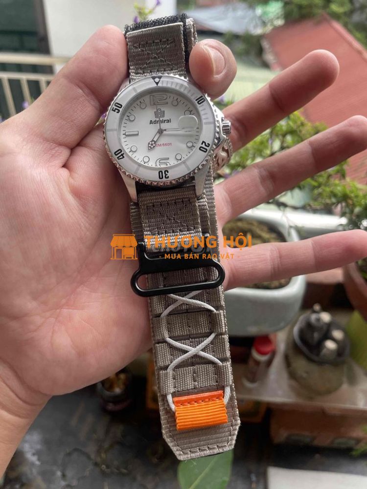 Đồng hồ lặn biển 200m viền xoay Ceramic Aquastar