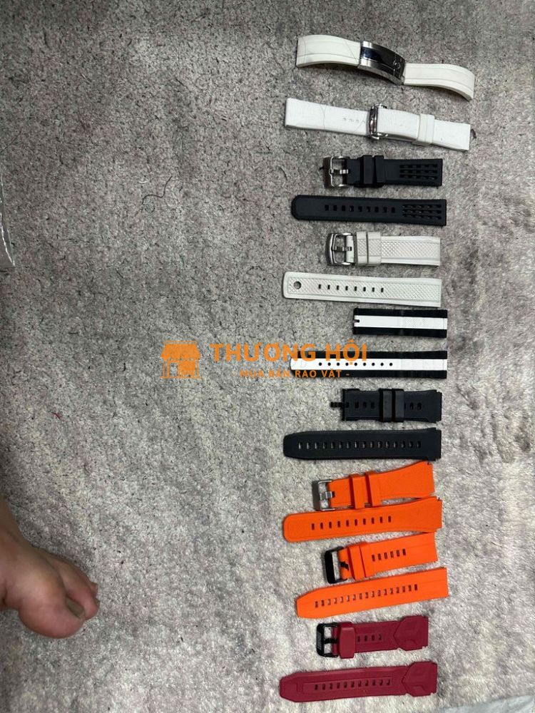 Thanh lý dây đồng hồ cao su mới 90 99%