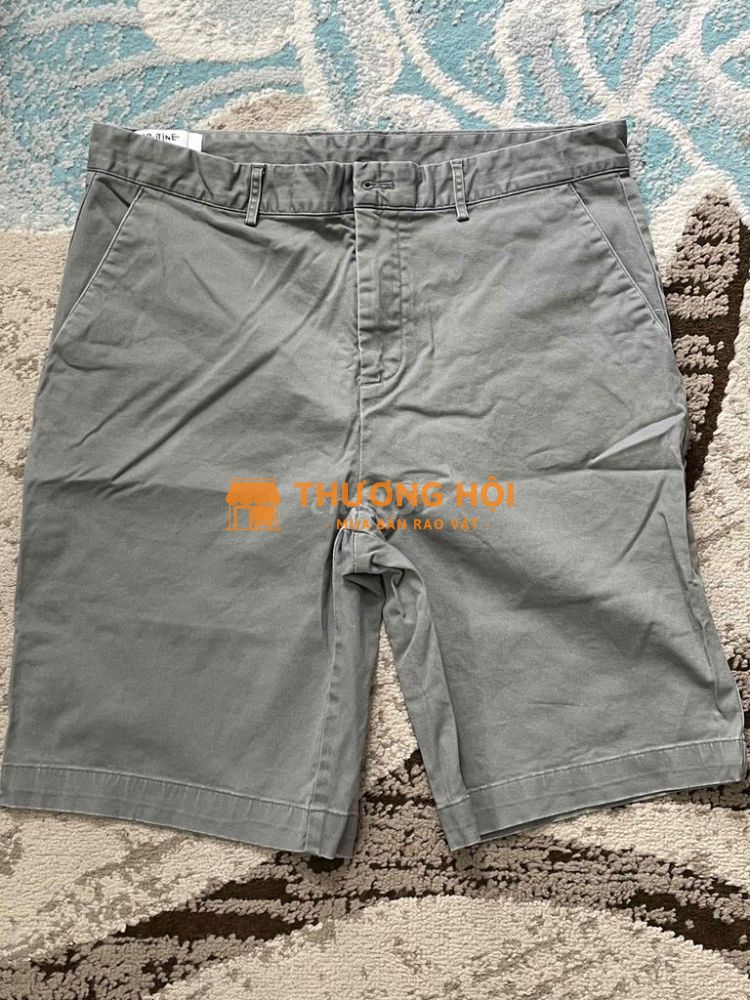 Quần đùi Routine Straight fit màu Xám Size 31