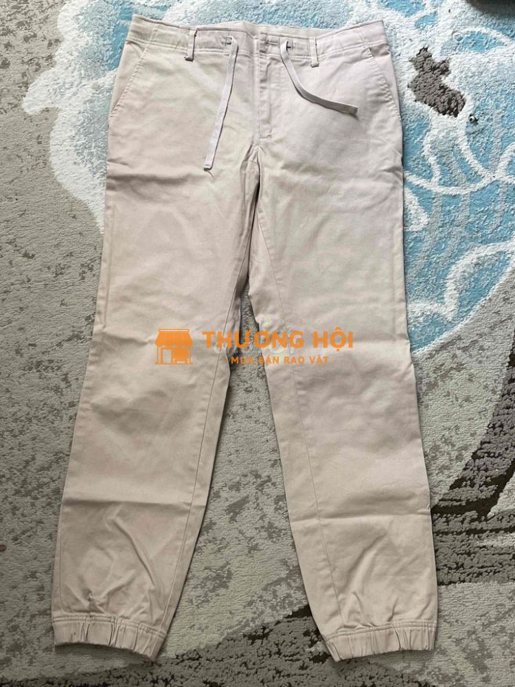 Quần Routine Slim Crop màu Be Size 30