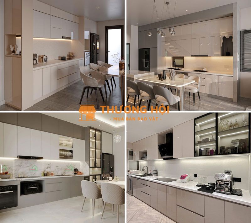 Thiết Kế Tủ Bếp Hiện Đại Chung Cư | Đẹp – Tiện Nghi – Tiết Kiệm Không Gian