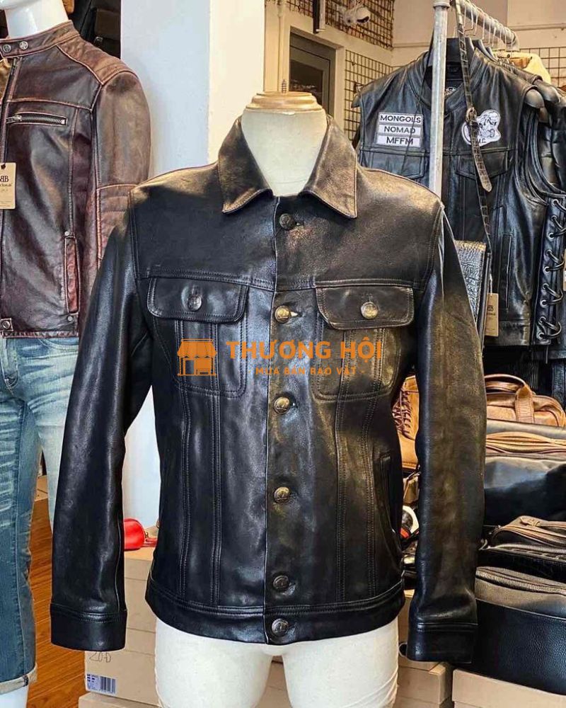 Áo da dê nappa hiện đại trẻ trung