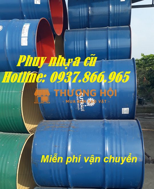 bán phuy sắt độ mới 80% trở lên, thùng phuy cũ nắp kín, phi cũ náp mở, phuy