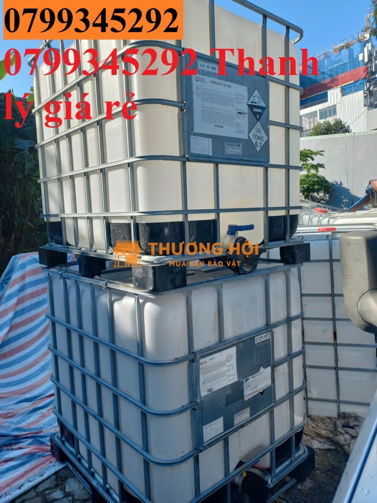 Thanh lý thùng tank IBC 1000L giá rẻ Đà Nẵng Quảng Nam – 0799345292