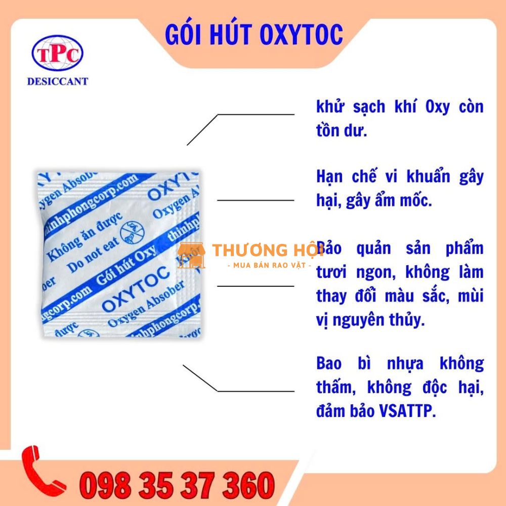 gói hút oxy bảo vệ bánh trung thu khỏi nấm mốc