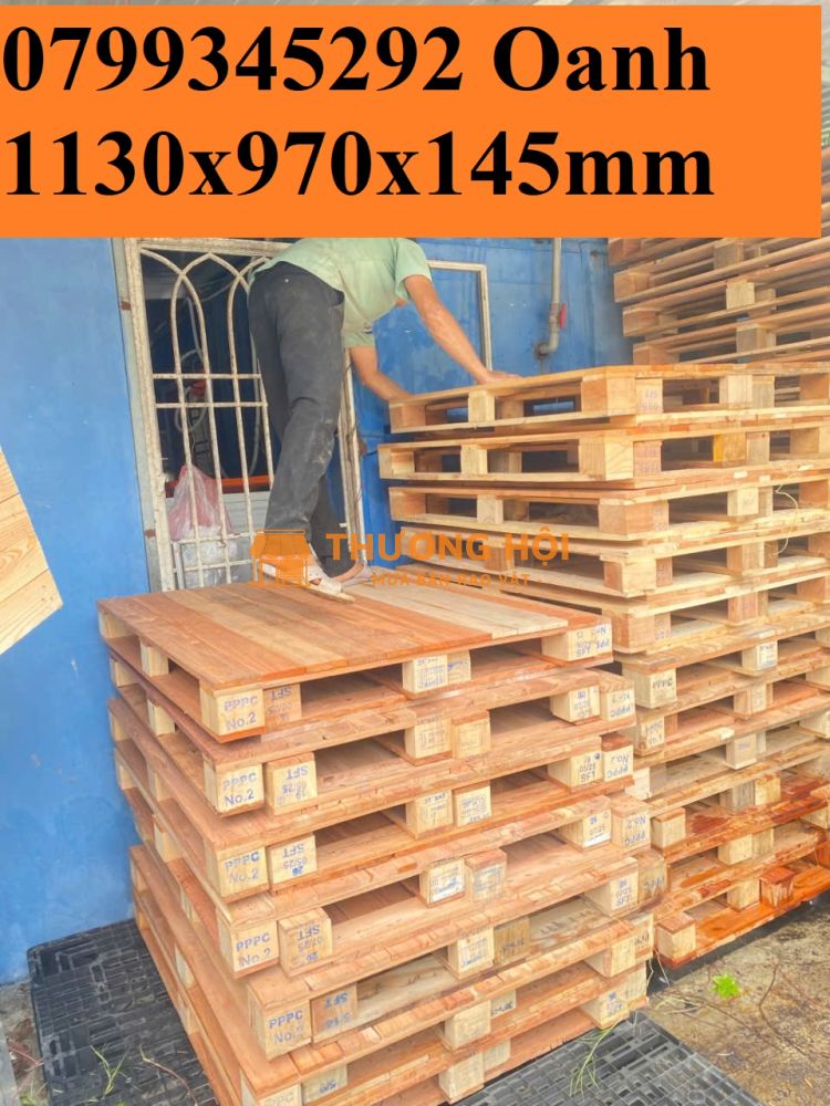 0799345292|Rẻ kịch sàn Pallet gỗ 1130x970x145mm – Đà Nẵng Quảng Nam