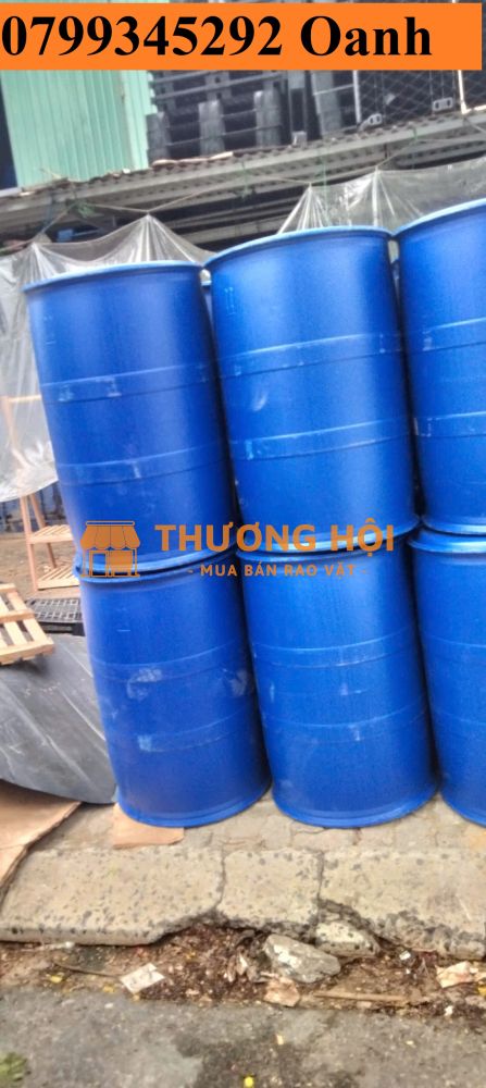 Chiết khấu cao – Thùng phuy 220L nắp kín mới 99% Quảng Trị