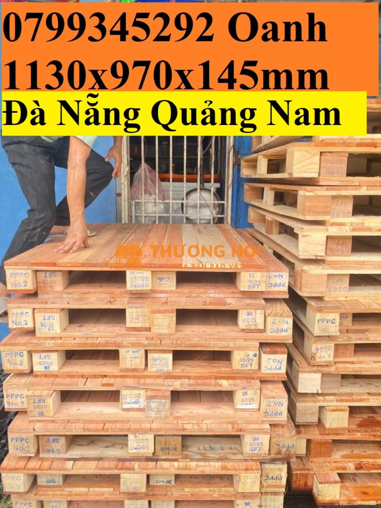 Pallet gỗ chịu tải nặng Quảng Nam – bền đẹp, giá rẻ