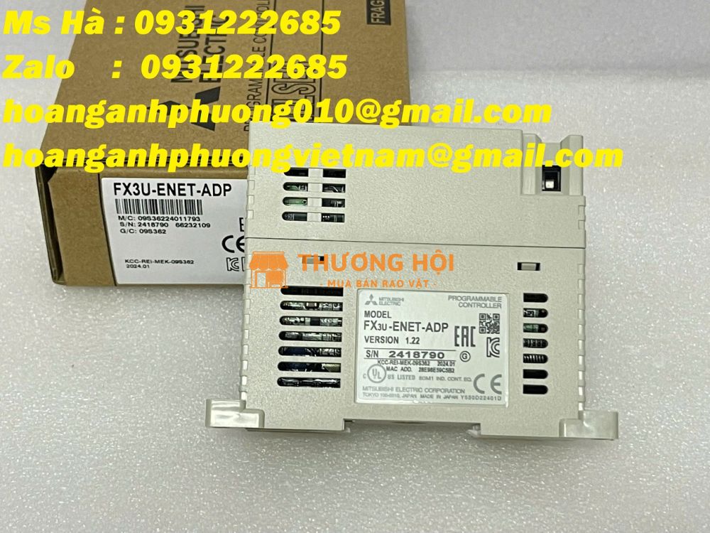 Siêu ưu đãi - Mô đun chính hãng FX3U-ENET-ADP mitsubishi