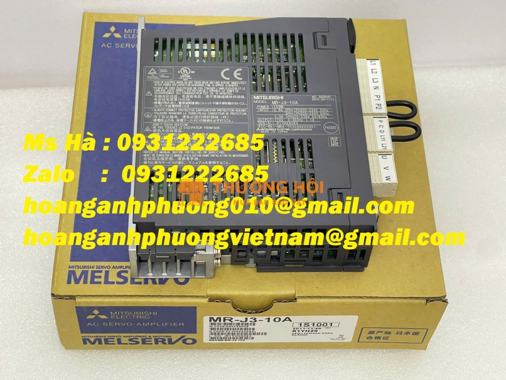 MR-J3-10A mitsubishi - Bộ điều khiển servo 100W - dòng J3 series