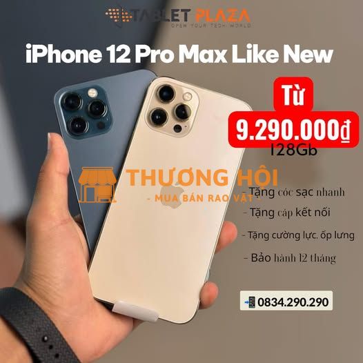 Săn deal iPhone 12 Pro Max Like New chỉ từ 9.290.000₫
