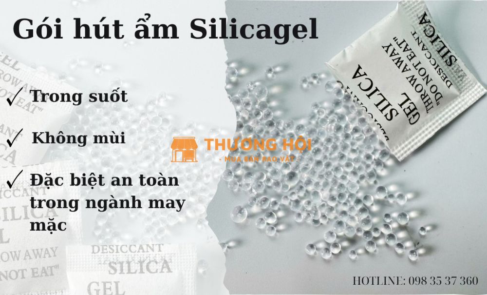 Bảo vệ quần áo khỏi ẩm mốc bằng gói hút ẩm Silicagel Thịnh Phong