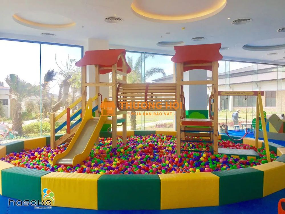 Indoor playground đa dạng chủ đề và màu sắc cho trẻ em