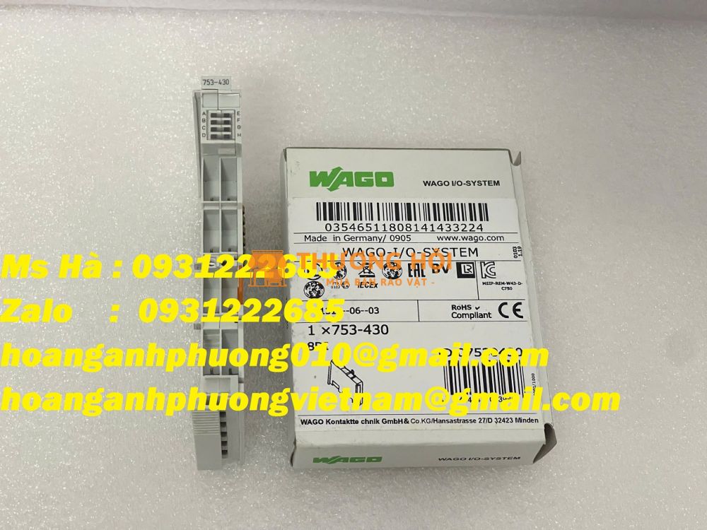 Module đầu vào 753-430 Wago - nhập khẩu giá tốt