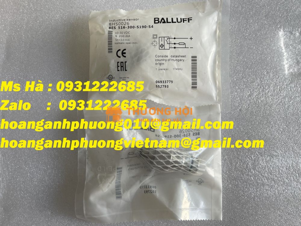 Balluff - Cảm biến BES 516-300-S190-S4 nơi bán uy tín - liên hệ ngay