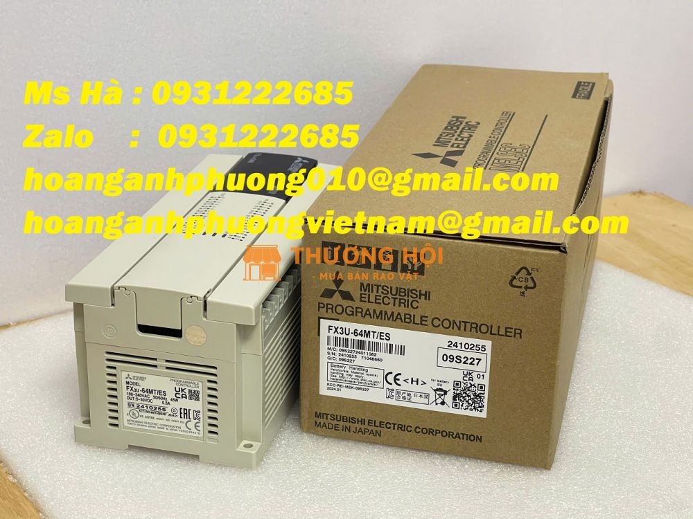 Hiệu suất cao - PLC bộ lập trình FX3U-64MT/ES mitsubishi