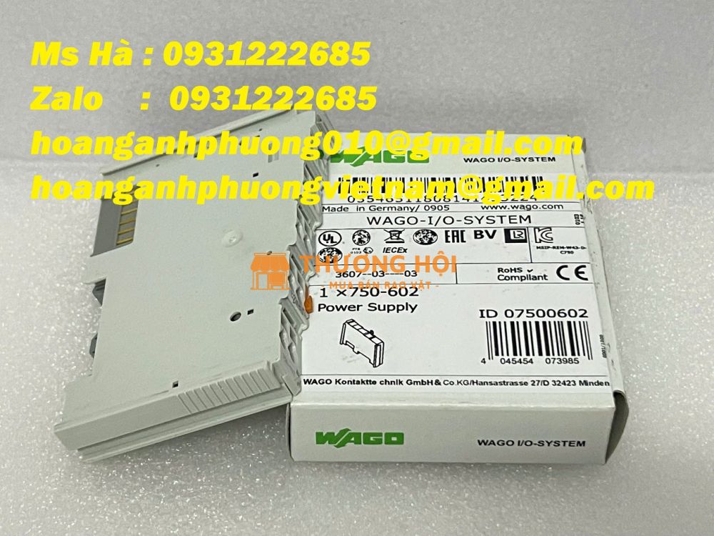 Wago 750-602 bộ mô đun nguồn - cạnh tranh về giá hiện nay