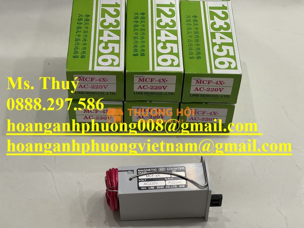 Counter 4 số MCF-4X của Line Seiki - Đặt hàng giao ngay