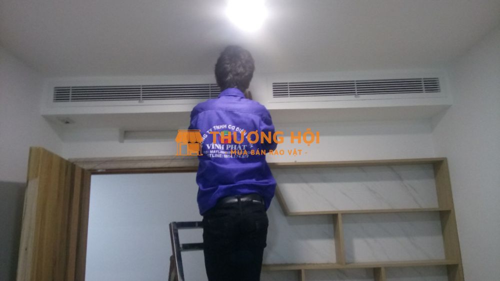 Thầu lắp Điều hòa giấu trần nối ống gió cho không gian lớn với công suất mạnh mẽ 4.0HP