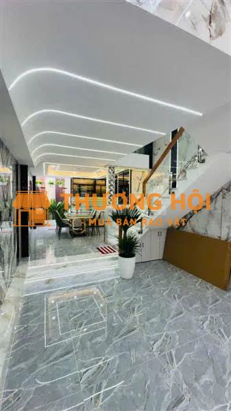 BÁN NHÀ 3 TẦNG - HẺM OTO - NGAY CẦU BÀ THE - TÔ NGỌC VÂN - Q12- SHR, Ở NGAY chỉ 5.6 TỶ