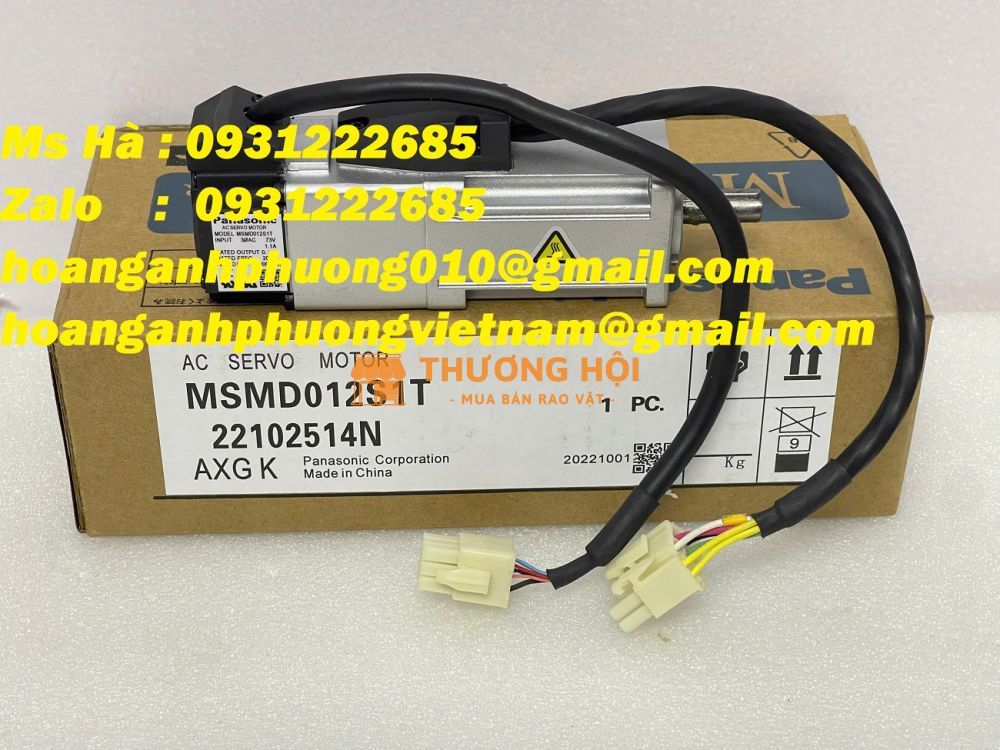 Bộ servo 100W Panasonic MSMD012S1T - hỗ trợ tư vấn - liên hệ