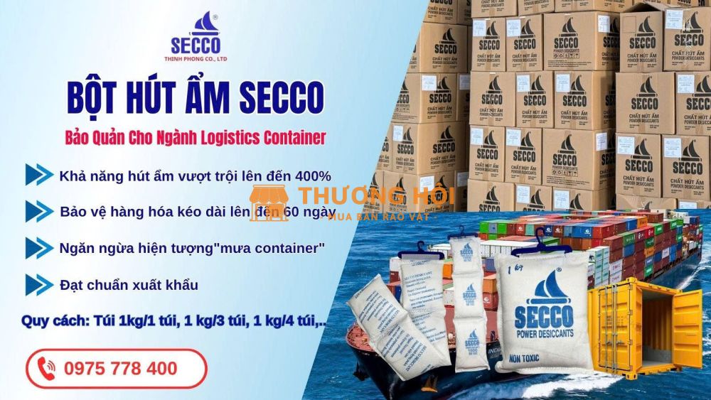 Bột Hút Ẩm Công Nghiệp SECCO