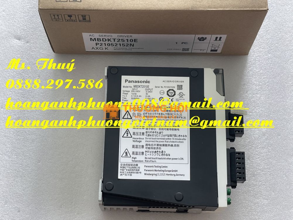 Thiết bị giá tốt - Servo Diver Panasonic MBDKT2510E