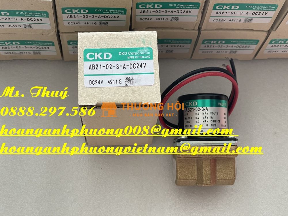 Van điện từ CKD B21-02-3-A DC24V - Giao hàng toàn quốc
