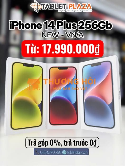 iPhone 14 Plus 256Gb Giá chỉ từ 17.990.000₫ – Hàng mới 100%