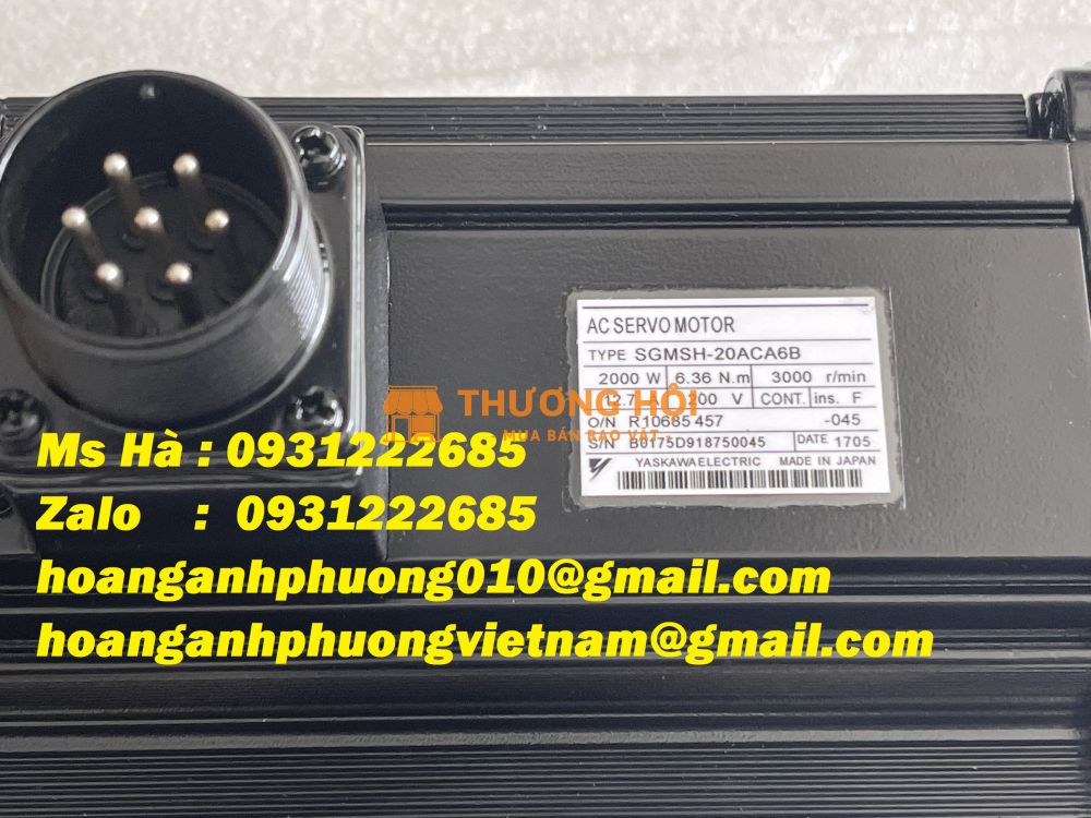 Động cơ 2kW giá tốt SGMSH-20ACA6B Yaskawa - Mua ngay