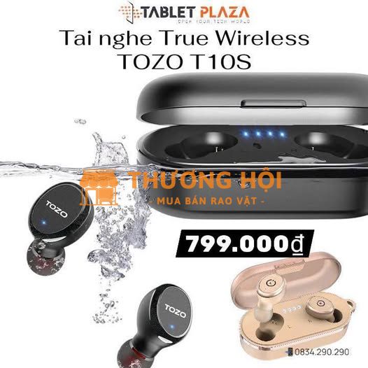 TAI NGHE TRUE WIRELESS TOZO T10S -  Giá sale chỉ 799.000₫