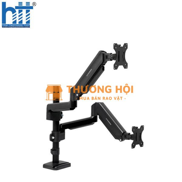 Giá đỡ màn hình đôi HyperWork P1 Dual HPW-DPA01-BLK (22 - 34inch) Màu Đen