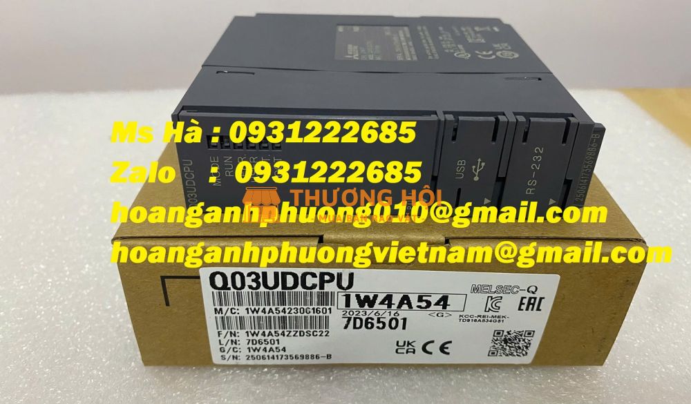 Module tốc độ xử lý nhanh dòng mitsubishi Q03UDCPU