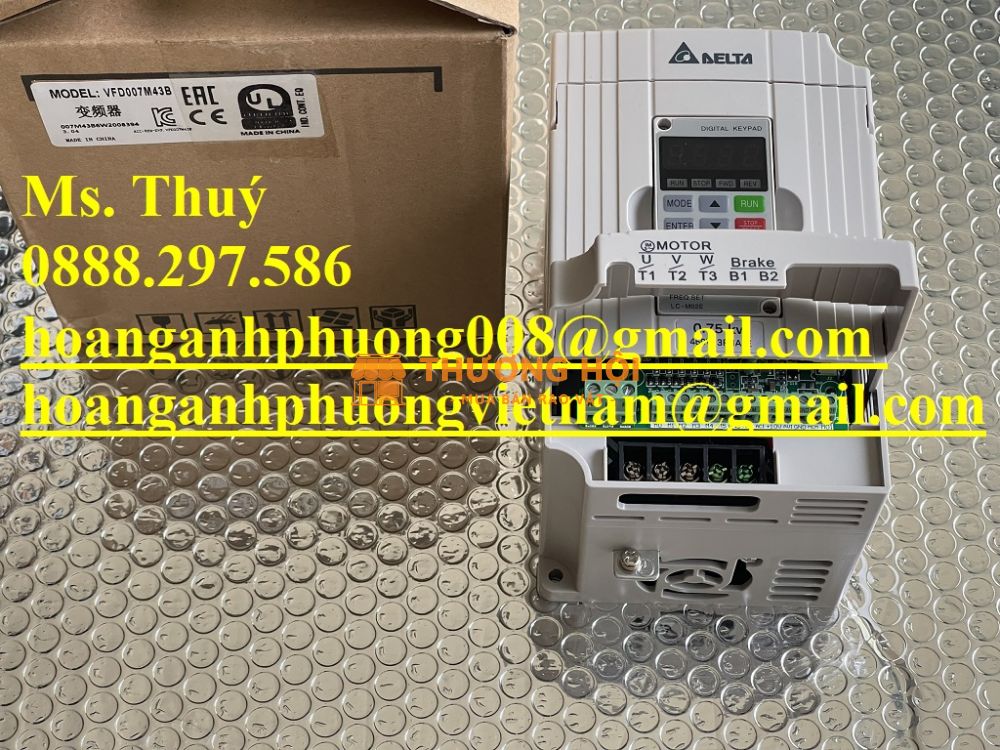 Biến tần Delta VFD007B43B - Phân phối bởi Hoàng Anh Phương