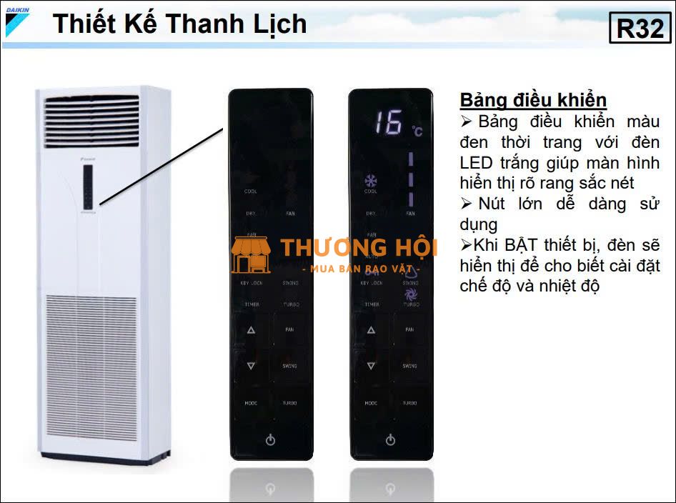 Máy Lạnh Tủ Đứng Daikin FVFC125AV1/RZFC125AY19 - Inverter - 3 pha
