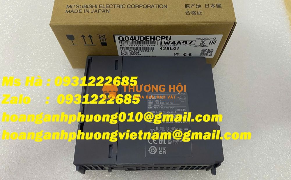 Bộ PLC điều khiển Q04UDEHCPU mitsubishi - tốc độ xử lý nhanh