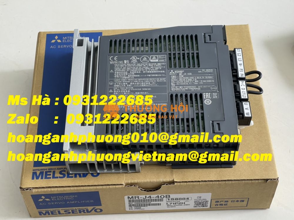 Bộ servo điều khiển giá tốt MR-J4-40B mitsubishi 400W