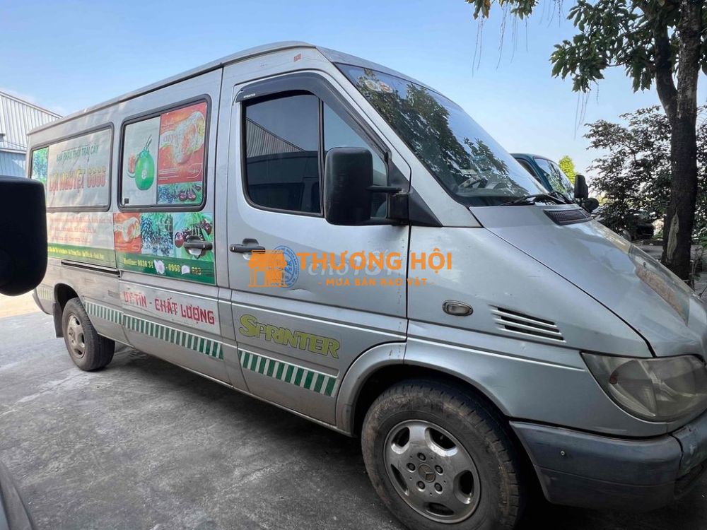 Mẹc Spirinrer Tải Van sx 2009 máy dầu 3 chỗ 900kg