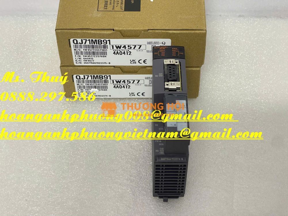 Mô đun Mitsubishi QJ71MB91 mới 100% - Cty Hoàng Anh Phương