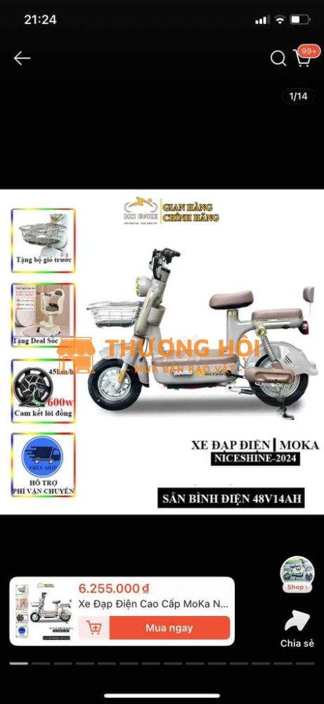 Thanh lý xe điện vừa mua