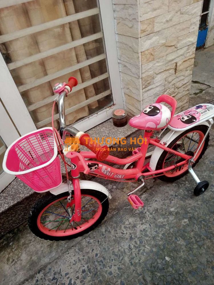Xe đạp trẻ em Nữ 16 inch Hồng