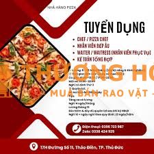 NHÀ HÀNG PIZZA – THẢO ĐIỀN, THỦ ĐỨC (Q2 cũ) TUYỂN DỤNG